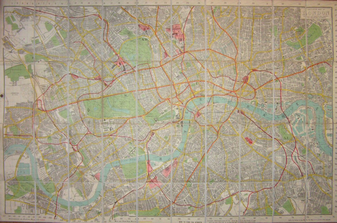 Map of Central London - London